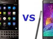 Samsung Galaxy Note Blackberry Passport: video confronto italiano