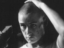Shaved head!