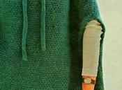 Lavori maglia: mantella turchese