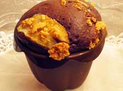 Muffins cioccolato, pere amaretti