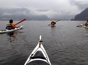 Rainy Sunday lake...