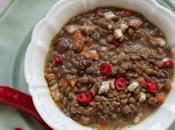 Minestra lenticchie castagne peperoncino.