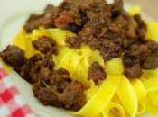 Tagliatelle ragù cinghiale, porcini gotturnio