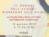 rumore dell’acqua workshop sull’haiku