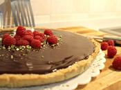 Crostata cioccolato lamponi
