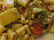 Calamarata salsa zucchine spigola