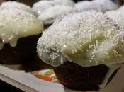 Cupcake cioccolato, cocco ganache cioccolato bianco