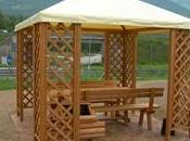 Gazebo legno giardino