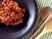 Piatto unico: pasta sugo fagioli salsiccia luganega