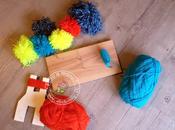 Come fare pompon Pompom maker Pompon