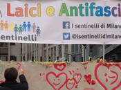 Sentinelli Milano Piazza della Scala contro discriminazioni