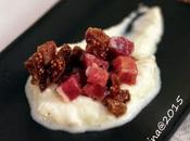 Tartare crudo fichi crema bufala