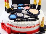 Torta trucchi: Chanel makeup cake