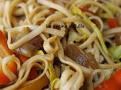 Cina Giappone: Spaghetti cinesi verdure miste