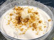Crema fredda caffè mandorle amaretti Cold coffee cream with almonds