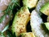 Insalata avocado, rucola pompelmo semi lino