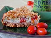 Cheescake salata pomodorini basilico