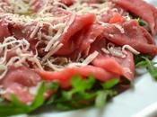 carpaccio manzo,rucola grana