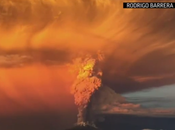 Video. spettacolare risveglio Cabuco, immenso vulcano cileno