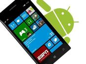 Microsoft porta Android dispositivi Windows