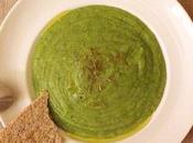Vellutata piselli, broccoli, zenzero cumino