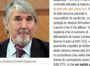 precisione "Caschetto d'Oro" Poletti: 92.299 posti lavoro "Giobatta"