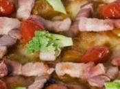Pizza broccolo romano pancetta.