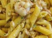 Pennette triglie, scampi limone