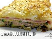 Strudel salato cotto zucchine