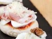 Pizzette finger bianche rosse.