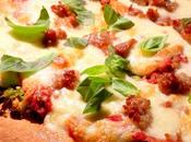 PIZZA crema ZUCCHINE, SALSICCIA SCAMORZA