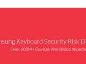 Rischio sicurezza sulle tastiere Samsung