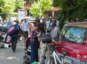 Tante immagini mercatino rubato della monnezza Porta Maggiore. porta bella delle Mura Aureliane pronta Giubileo