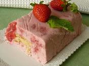 Semifreddo mascarpone yogurt alle fragole