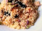 Couscous salmone, albicocche prugne secche