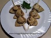 Spiedini tortelli saraceni fritti