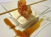 Gamberoni allo zenzero arancia Salsa Yogurt