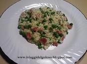 Risotto prosciutto piselli