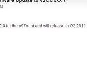 Mini Firmware arriverà 2011