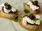 Dolcetti ciliegie curd panna montata....