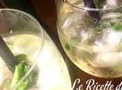 Spritz bianco: prosecco, sciroppo sambuco menta