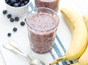Smoothie banana mirtilli