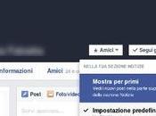 Come impostare vedere prima notizie Facebook