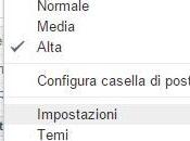 Come impostare stile testo predefinito Gmail