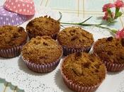 Muffin allo yogurt, cacao amaretti