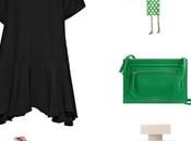 Mini dress nero accessori colorati