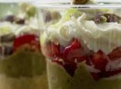 Crema pistacchio crumble cioccolato bianco fragole