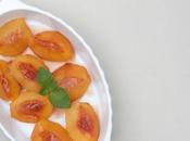 Pesche caramellate passito Pantelleria Candied peachs with wine