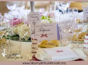 SEGNA-POSTO MINI TORTINE "VINTAGE ROSES" vintage roses mini wedding cake