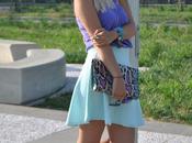 Outfit: green water skirt purple come abbinare colori pastello